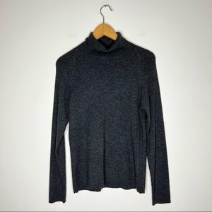 Brooks Brothers Turtle Neck Gray Sweater L